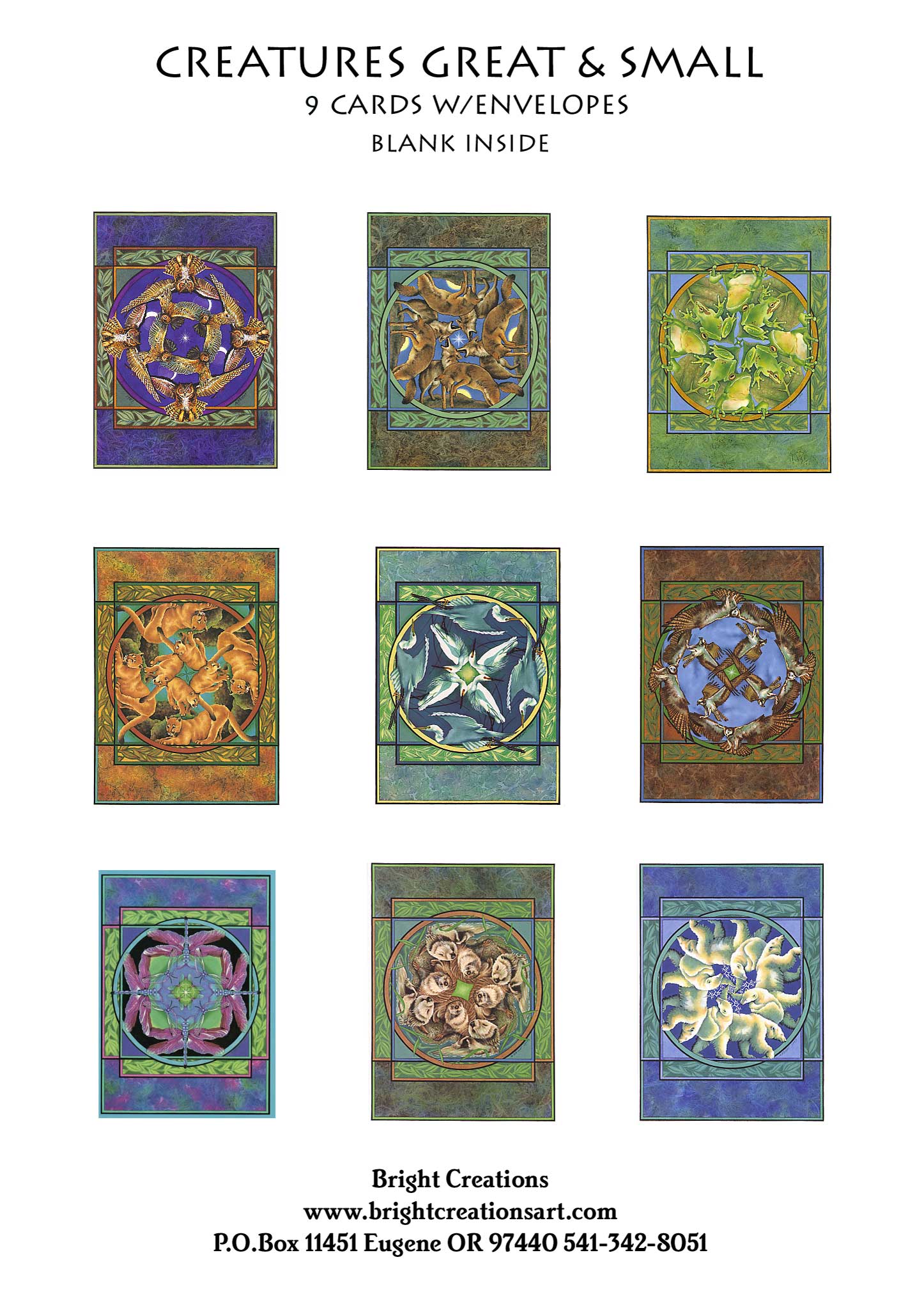 Creatures Great & Small Note Card Assortment