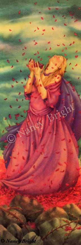 Sacred Rose Of Wisdom Bookmark